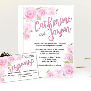 Rose Wedding Invitation Set - Wedding Suite