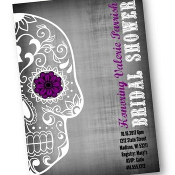 Sugar Skull Bridal Shower Invitation - Bridal Shower Invitation